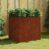 vidaXL Fioriera 80x80x80 cm in Acciaio Corten