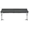 vidaXL Tenda Parasole con Piedistallo 600x300 cm Antracite