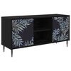 vidaXL Mobile TV DOKKUM 102 x 33 x 51 cm Rovere Nero
