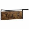 vidaXL Appendiabiti Rovere Fumo 60 x 30 x 25 cm Legno ingegnerizzato