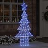 vidaXL Albero di Natale con 240 LED Blu 180 cm Acrilico