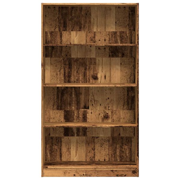 vidaXL Libreria Legno Antico 80x24x143 cm in Legno Multistrato