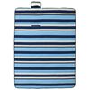 vidaXL Tovaglia Picnic Pieghevole Onde Blu e Bianco 200x150 cm Velluto