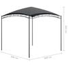 vidaXL Gazebo 3x3x2,65 m Antracite 180 g/m²