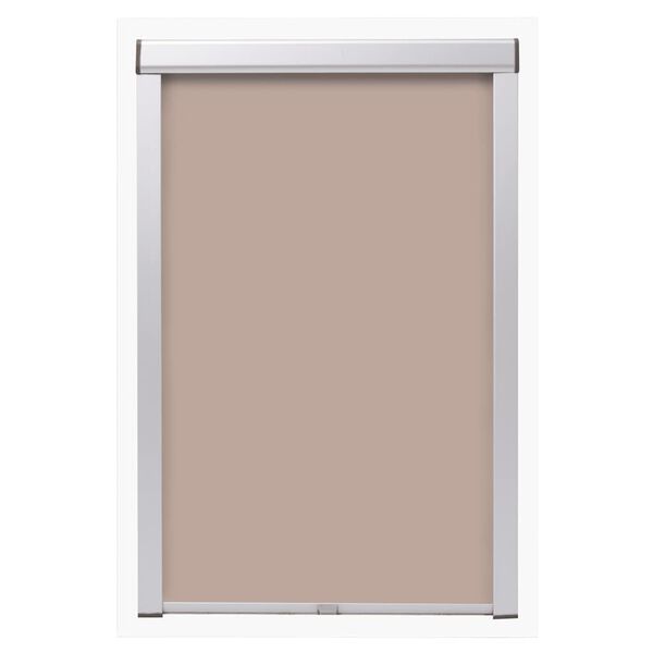 vidaXL Tenda a Rullo Oscurante Beige CK04