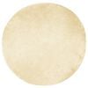 vidaXL Tappeto in finta TAFALLA Crema &Oslash; 120 cm Poliestere