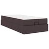 vidaXL Struttura letto con materasso 2 pz Tanno Tessuto