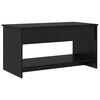 vidaXL Tavolino da salotto Rovere Nero 80 x 50,5 x 41,5 cm