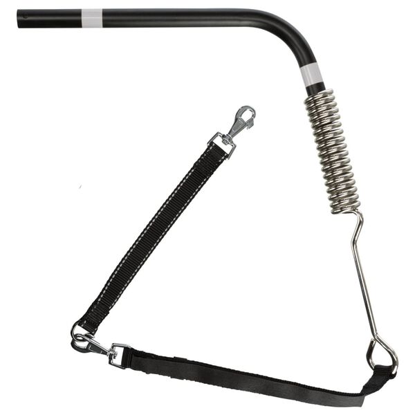 TRIXIE Set Guinzaglio Cane per Cicilisti Nero 1287