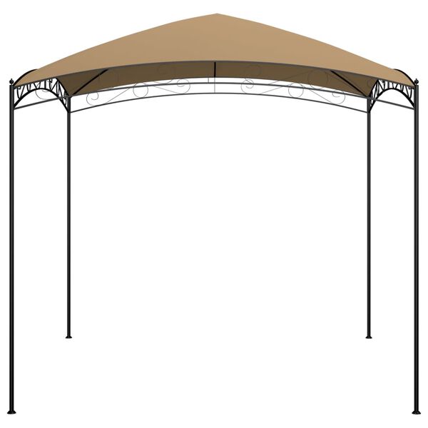 vidaXL Gazebo 3x3x2,65 m Grigio Talpa 180 g/m²
