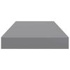 vidaXL Scaffale a Parete Grigio 50x23x3,8 cm in MDF