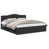 vidaXL Struttura del letto Nero 200 x 200 cm Legno Ingegnerizzato