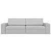 vidaXL Divano letto Grigio Nuvola 245 x 78 x 77 cm Tessuto