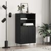 vidaXL Credenza Nero 60 x 36 x 110 cm Legno multistrato
