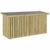 vidaXL Scatola di Stoccaggio per Giardino Legno di pino impregnato
