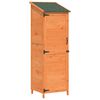 vidaXL Capanno da Giardino Marrone 59,5 x 56 x 176,5 cm
