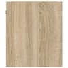 vidaXL Comodino a Muro Rovere Sonoma 38x34x40 cm