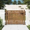 vidaXL Cancello da giardino 100x100 cm in acciaio Corten design quadrato