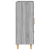 vidaXL Credenza Grigio Sonoma 69,5x34x90 cm in Legno Multistrato