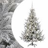 vidaXL Albero di Natale artificiale con palline 120 cm 150 LED