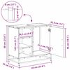 vidaXL Mobile da Bagno Legno vecchio 65 x 33 x 60 cm Legno multistrato