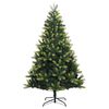 vidaXL Albero di Natale Artificiale Pieghevole 150 LED Verde 120 cm