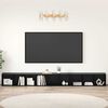 vidaXL Set mobile TV 3 pcs Rovere Nero 37 x 35 x 107 cm
