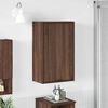 vidaXL Mobile da Bagno con porta Rovere Marrone 39 x 23,5 x 65 cm