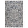 vidaXL Tappeto da Esterni a Tessitura Piatta 160x230 cm Motivo Blu