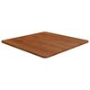vidaXL Piano Tavolo Quadrato Marrone Scuro 60x60x1,5cm Rovere Trattato