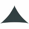 vidaXL Telo Ombra 7 x 5 x 5 m HDPE Triangolare Verde Scuro