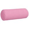 vidaXL Cuscini a rullo 2 pcs Rosa Ø 25 x 70 cm Tessuto