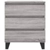 vidaXL Credenza Grigio Sonoma 60x35x70 cm in Legno Multistrato