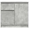 vidaXL Credenza con Cassetto Grigio Cemento 71x35x65 cm in Truciolato