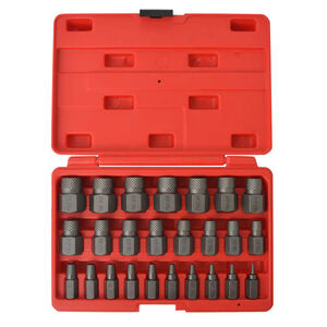 vidaXL Set Estrattore Multi Vite 25 pz in Acciaio