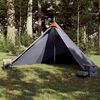 vidaXL Tenda Familiare Tipi 7 Persone Grigia e Arancione Impermeabile