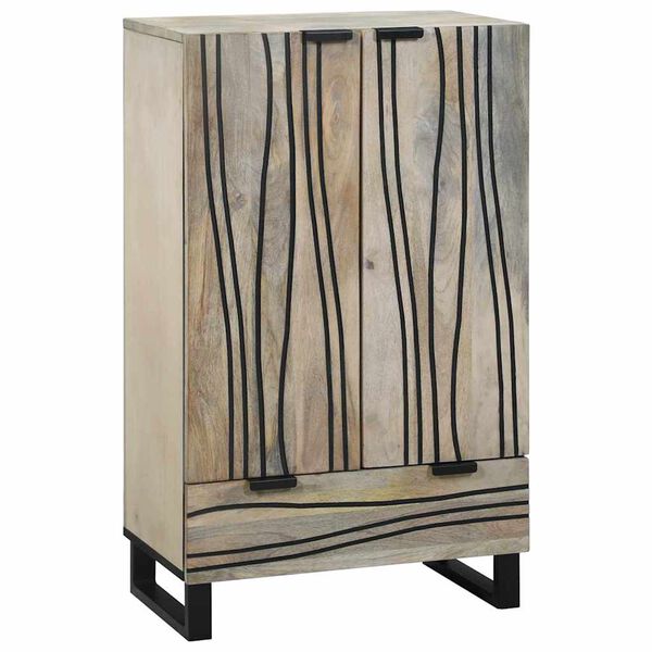 vidaXL Armadi e Supporti per Storage di Media Bianco e Nero