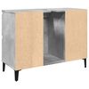 vidaXL Mobile Lavabo Grigio Cemento 80x33x60 cm in Legno Multistrato