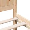 vidaXL Struttura del letto Marrone 90 x 190 cm Legno massello di pino