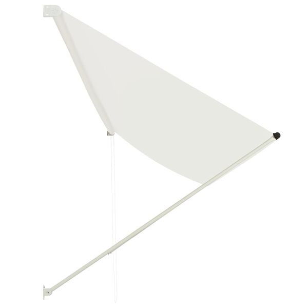 vidaXL Tenda da Sole Retrattile 400x150 cm Crema