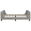 vidaXL Struttura letto bambini con testata Grigio chiaro 80 x 200 cm