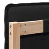 vidaXL Testiera imbottita Naturale e Nero 200 cm Pino massello