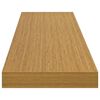 vidaXL Scaffale da parete Beige 120 x 23,5 x 4 cm Legno multistrato