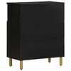 vidaXL Credenza Nera 60x33x75 cm in Legno Multistrato