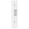 vidaXL Armadio da Bagno con Ripiano Aperto HOORN Bianco