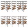 vidaXL Scaffali per Garage 10 pz