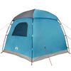 vidaXL Tenda Familiare Igloo per 6 Persone Blu Impermeabile