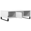 vidaXL Tavolino da Salotto Bianco 104x60x35 cm in Legno Multistrato