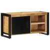 vidaXL Mobile Porta TV 80x30x40 cm in Legno Massello di Mango Grezzo