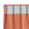 vidaXL Tende Blackout con Anelli 2 pcs Terracotta 140 x 140 cm